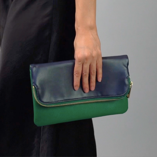 Midnight Forest Voyager - Reversible Clutch + Mirror